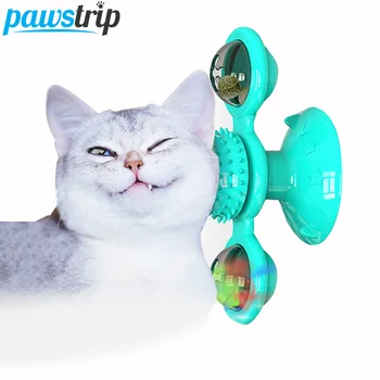 

Pet Toys For Cats Puzzle Training Windmill Cat Toy Turntable Interactive Cat Toys Ball Kitten Play Game Dog Toys Cat Supplies