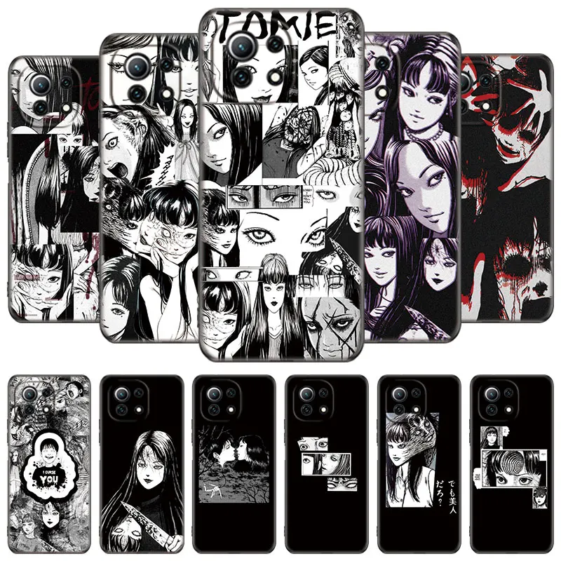 Junji Ito Anime Horror Phone Case Xiaomi Mi Redmi Poco X3 Gt F3 10t 11t 7 7a K20 K40 Pro 11i A2 11 Lite Civi - Mobile Phone
