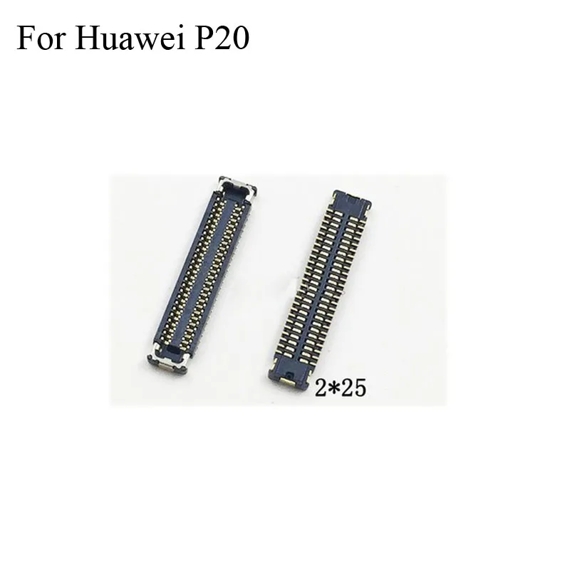 2 шт. для huawei P20 P 20 ЖК-экран FPC разъем логика на материнской плате материнская плата