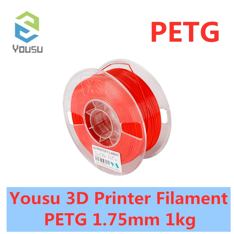 Только для России! Yousu рекламная Высококачественная нить 1,75 мм 1 кг PETG 3D для 3D принтера FDM 3D Ручка PETG нить разных цветов
