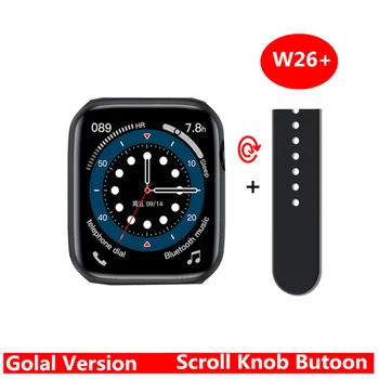 

Bluetooth Call Smartwatch Men IWO W26+ Smart Watch 2020 Series 6 w26Pro Body Temperature ECG 1.75HD IPS Infinite Screen VS W46