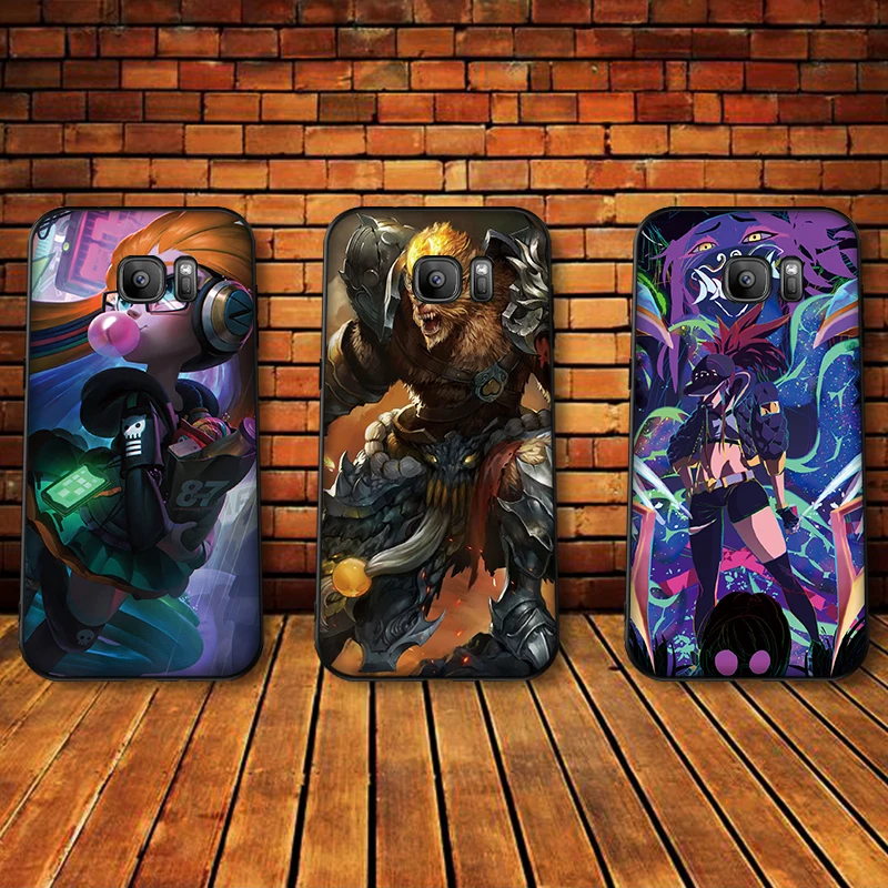 

League of Legends soft silicone Phone Case for Samsung Galaxy S6 S8 Edge S7 S9 Plus S10 S10E Note 9 8 Cover