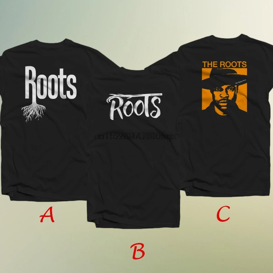 The Roots American Hip-Hop Pop Band Mena T-Shirt 100% Cotton |
