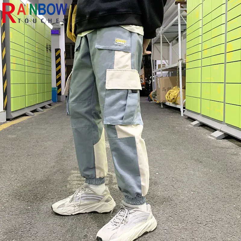Модные брендовые мужские брюки-карго Rainbowtouches 2022 повседневные брюки с завязками