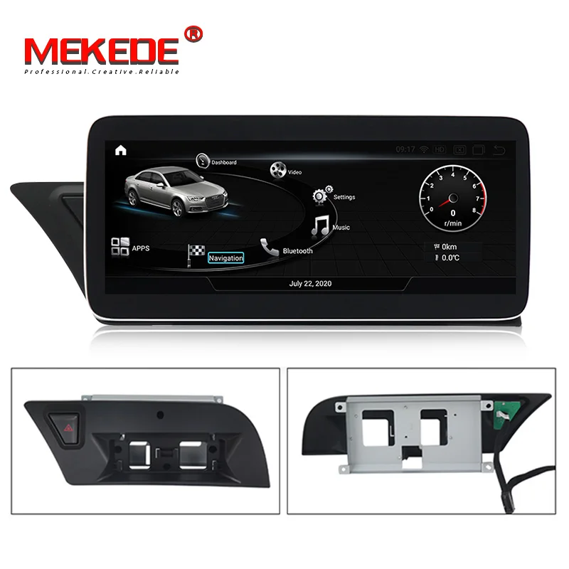 MSM8953 Android 10.0 car gps navigation radio player for Audi A4L B8 A5 2009-2016 4G 64G Built-in carplay 4G LTE 1920X720 HP
