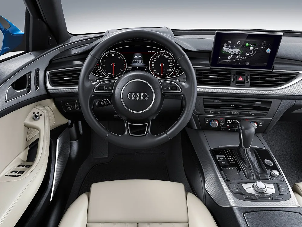 Discount NaweiGe 8Inch Android quad core 2+16GB WIFI&4G SIM Car dvd for Audi A6/A6L/A7/S6/S7 2016-2018 Autoradio GPS Navigation Car Radio 1