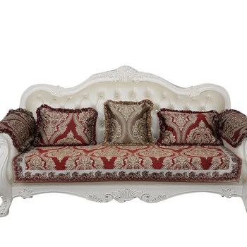 

European Sofa Covers Furniture Protector Cloth Cotton Couch Cover 1/2/3/4-seater Arm Chair Cover for Living Room High Quality