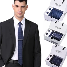 Роскошный мужской носовой платок и запонки и галстук наборы галстука 7,5 см шелк Галстук Пейсли Цветочный галстук формальное платье Свадебная вечеринка мужской галстук