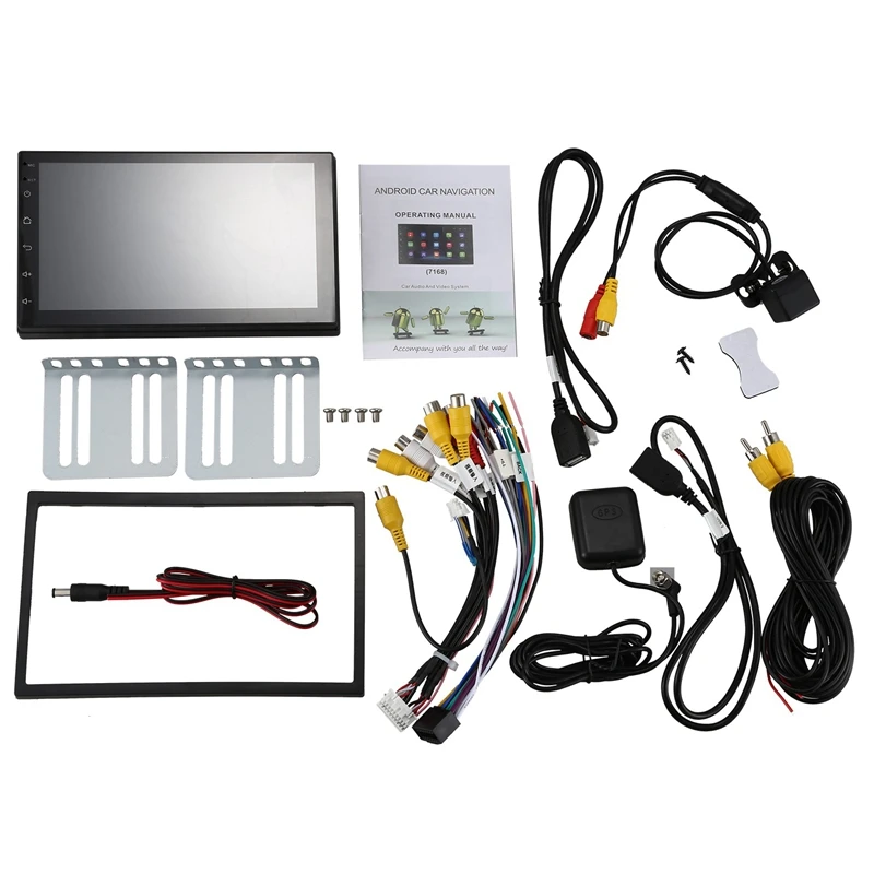 2 Din Android 8 1 GPS 7 дюймовый сенсорный экран MP5 /MP4/MP3 плеер Bluetooth аудио автомобильные