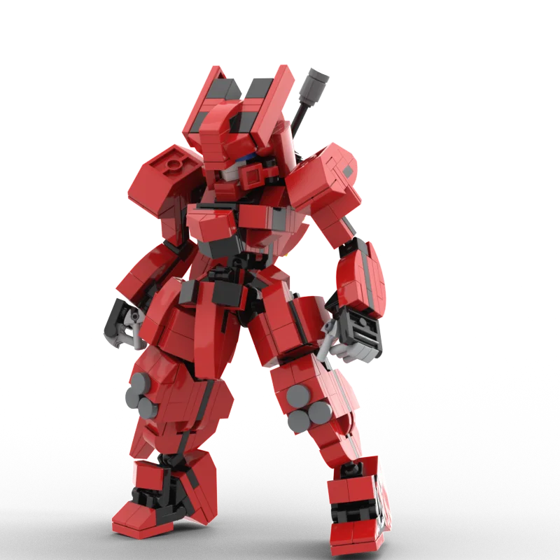 DIY moc Mech модель красный ветер изменить мех строительные блоки творческие игрушки для детей Подарки