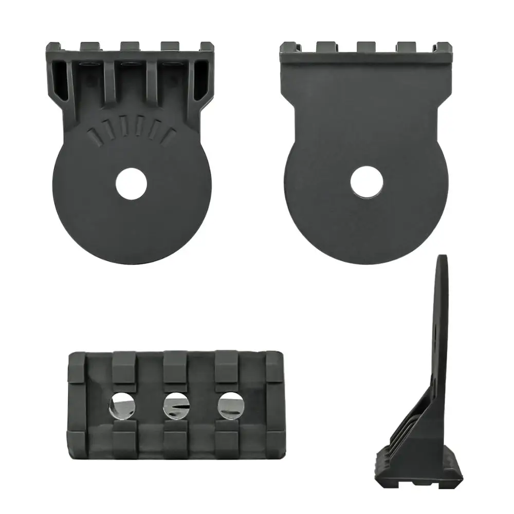Tactical headset COMTAC bracket ARC OPS CORE helmet bracket rail adapter and tactical flashlight mounting kit platform Gray
