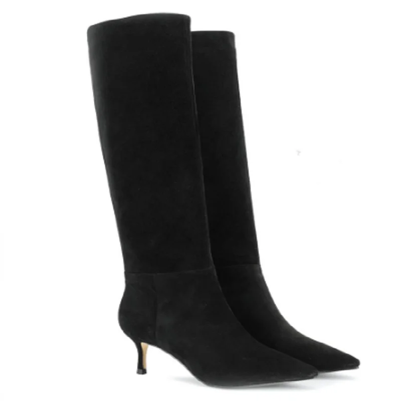 Fashion Women Knee High Boots Kitten 