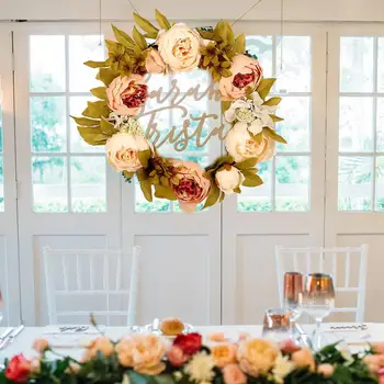 

Frigg Simulation Peony Wreath Wedding Decoration Mariage Party Decorations Supplies Party Decor Wedding Accessories Garland