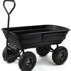 TC2145 steel frame and black finish dump cart