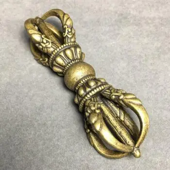 

China Retro bronze Artifact statue amulet Collection Artifact, free shipping.