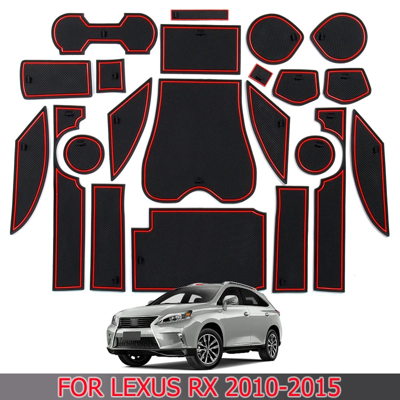 Нескользящий коврик для хранения подставок под водой в дверь Lexus RX 2010 2015| |