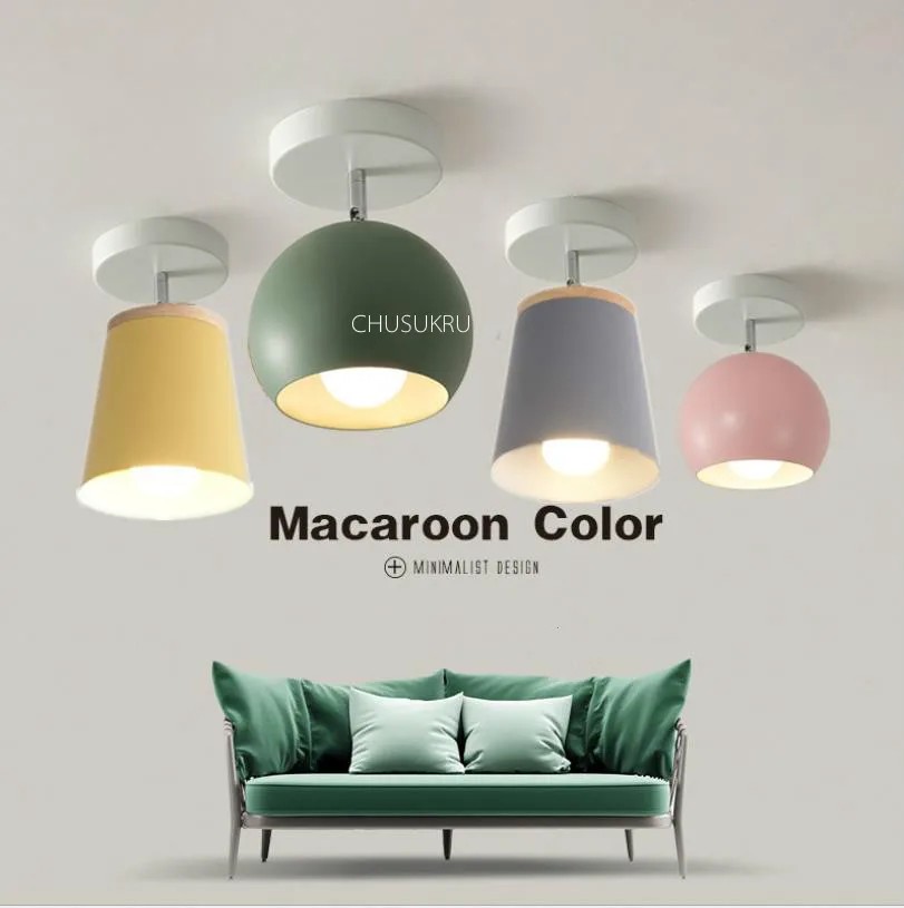 Потолочный светильник Macarone светодиодный для коридора креативный современный