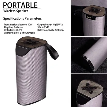 

Portable Bluetooth Speakers Wireless Smart phone connection HD sound quality Player Handsfree Outdoor portable audio echojbl c5*