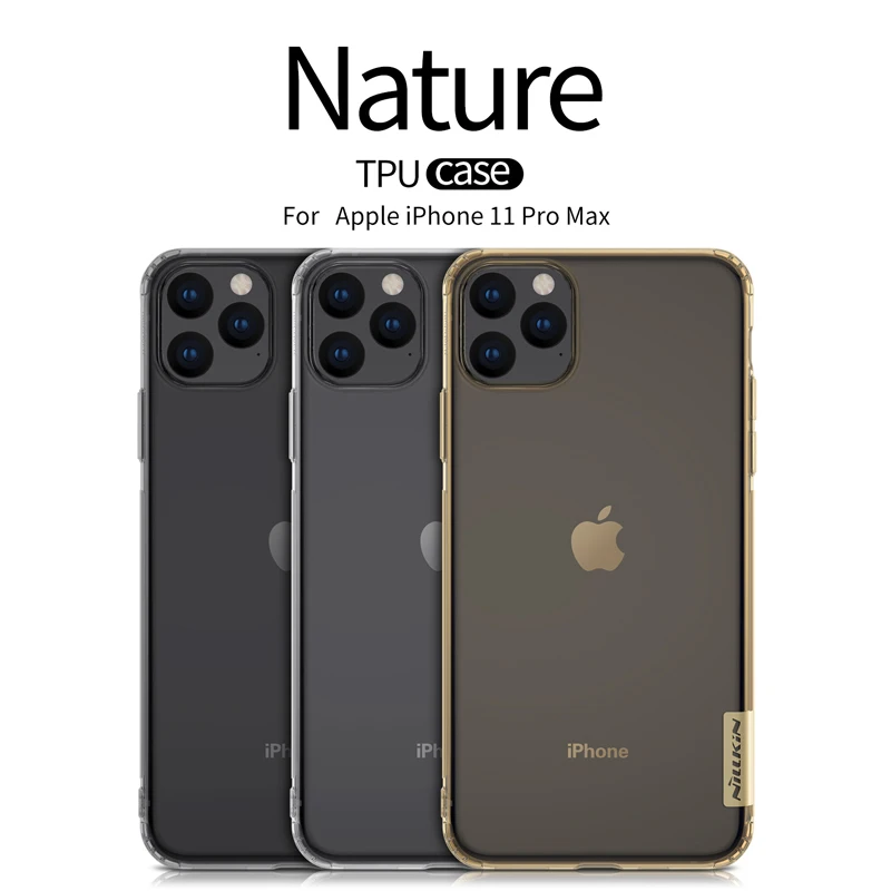 Прозрачный мягкий силиконовый чехол Nillkin из ТПУ для Apple Iphone 11 Pro Max 2019|Бамперы| |
