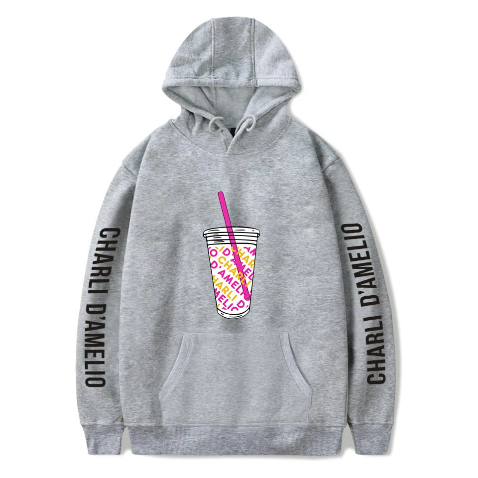 Charli DAmelio Hoodie and Sweatpants Suit Merch Ice Coffee Splatter Hoodies Sweatshirt Sweater Pants for Women Girls