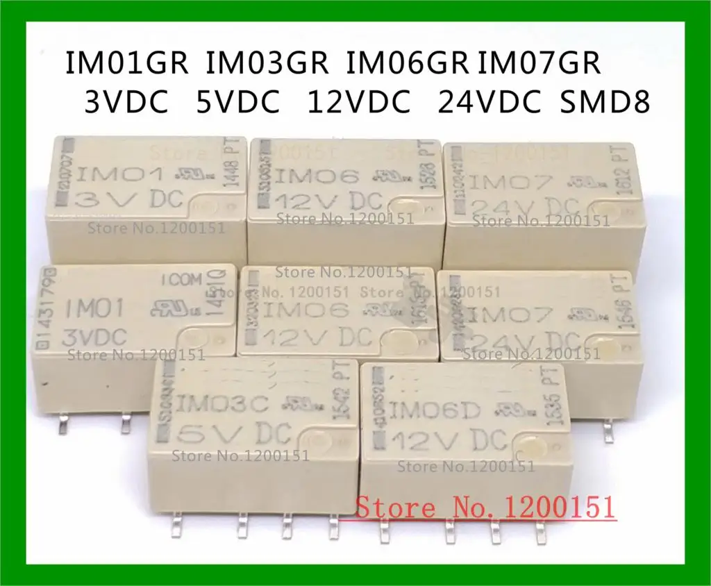 10 шт./лот IM01/IM01GR 3VDC/IM03 IM03GR 5VDC/IM06 IM06GR 12VDC/IM07 IM07GR 24VDC реле SM8|Интегральные схемы| |