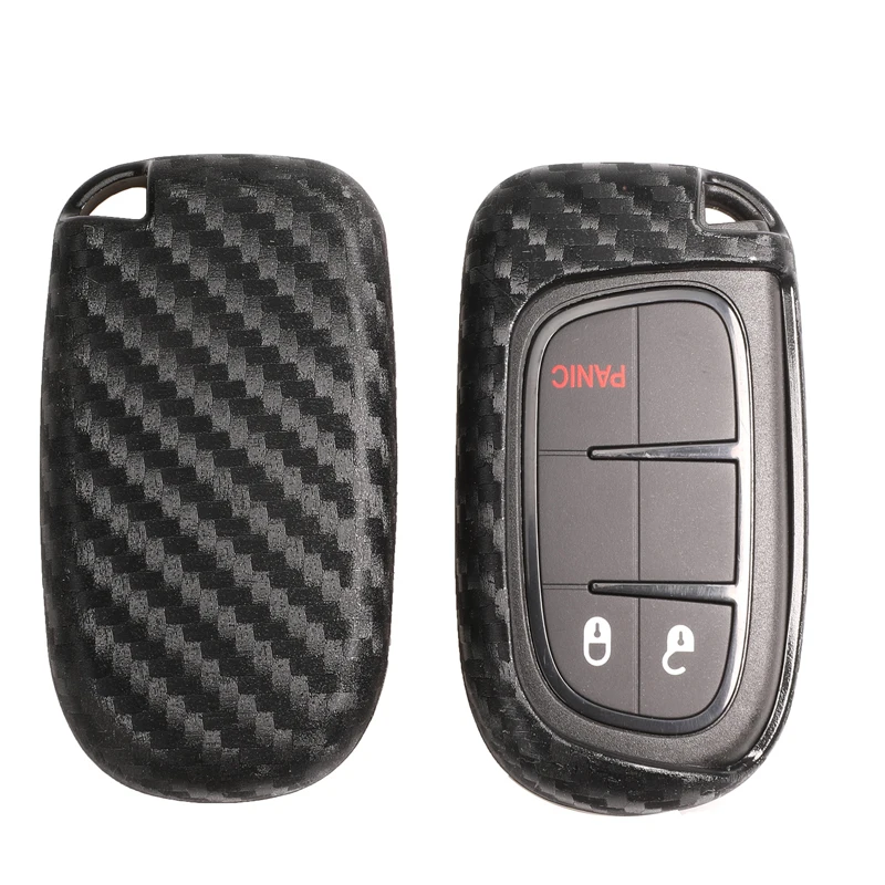 Keyforkess custodia portachiavi in Silicone al carbonio per Dodge Durango caricabatterie da viaggio per Jeep Renegade Grand Cherokee Chrysler 300 9 Keyforkess custodia portachiavi in Silicone al carbonio per Dodge Durango caricabatterie da viaggio per Jeep Renegade Grand Cherokee Chrysler 300 - H05230a90eb1e4d60bbf5f1a15168c42at