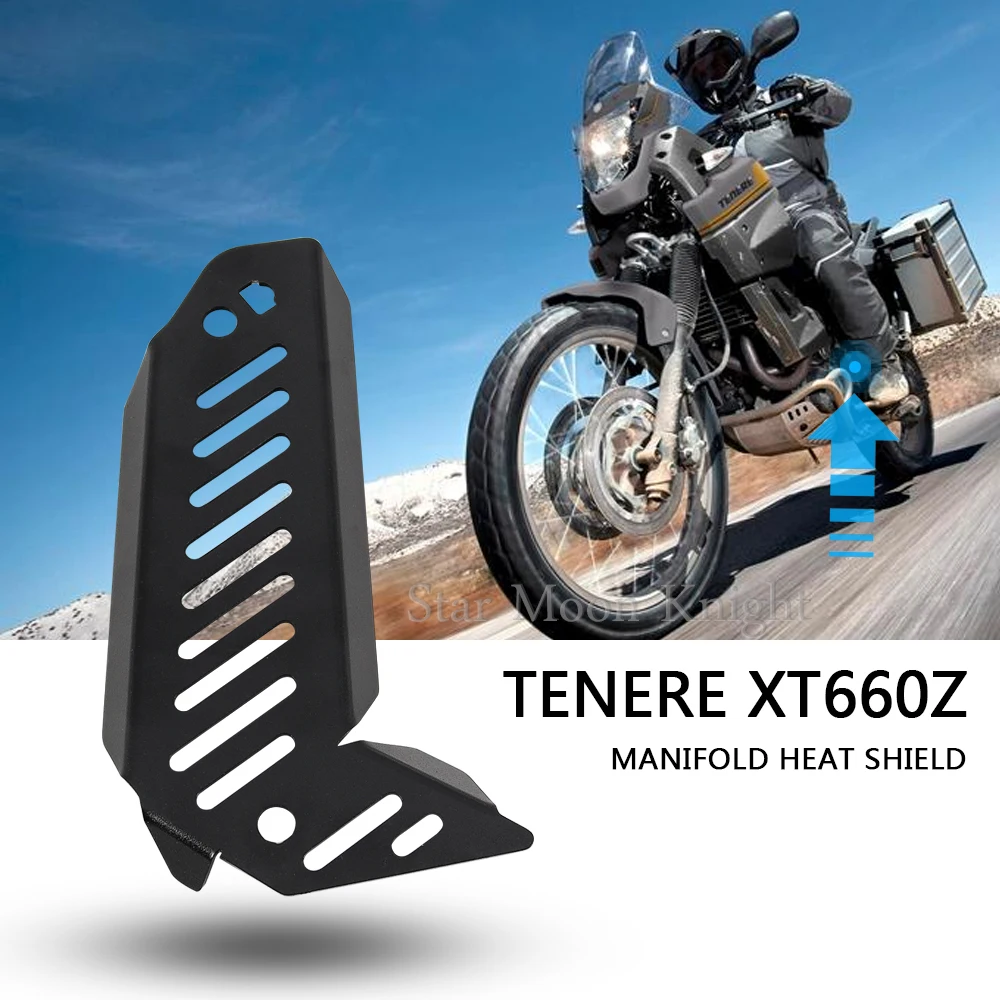 Per Yamaha Tenere Xt660Z Collettore Scudo Termico Maschera Di Protezione Pannello Isolante Deflettore Tubo Di Scarico Sistema Di Protezione Coperchio 