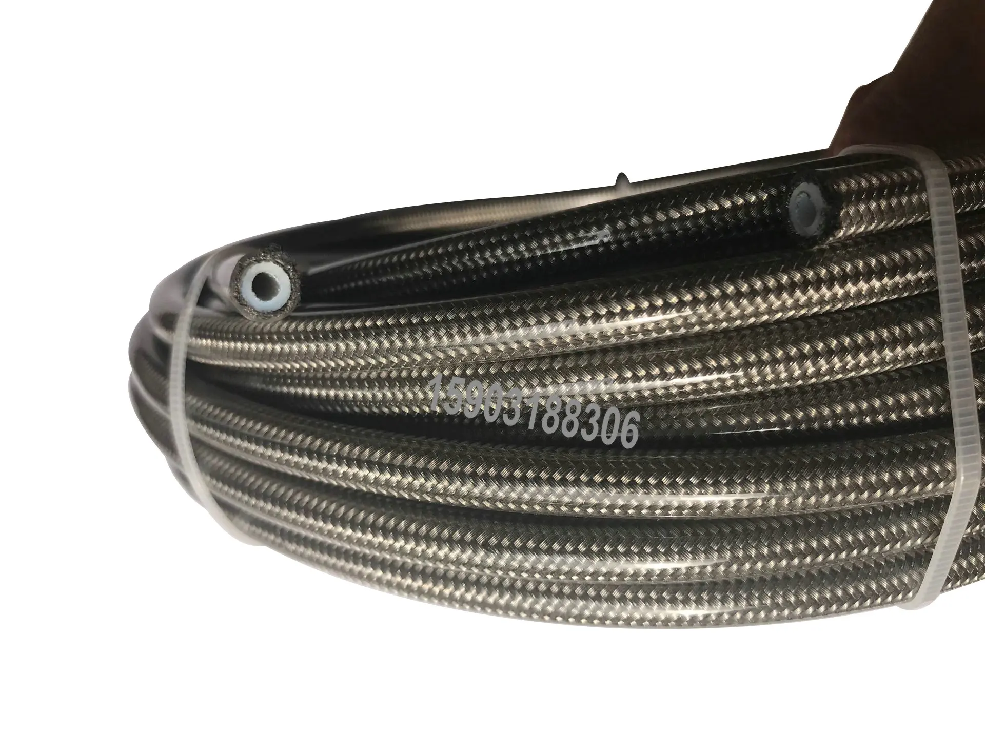 5 m all one length an3 id 1/8 PU покрытие PTFE подкладка Плетеный тормоз масло Топливный