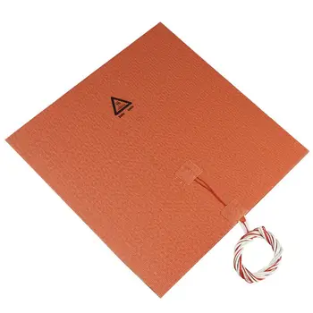 

235*235mm 24V 200W Silicone Rubber Heating Pad For 3D Printer Heating Bed