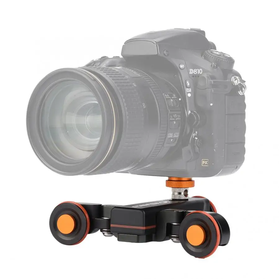 YELANGU L4X мини моторизованный электрический трек слайдер мотор тележка автомобиль для камеры видеокамеры DV экшн-камеры мобильного телефона