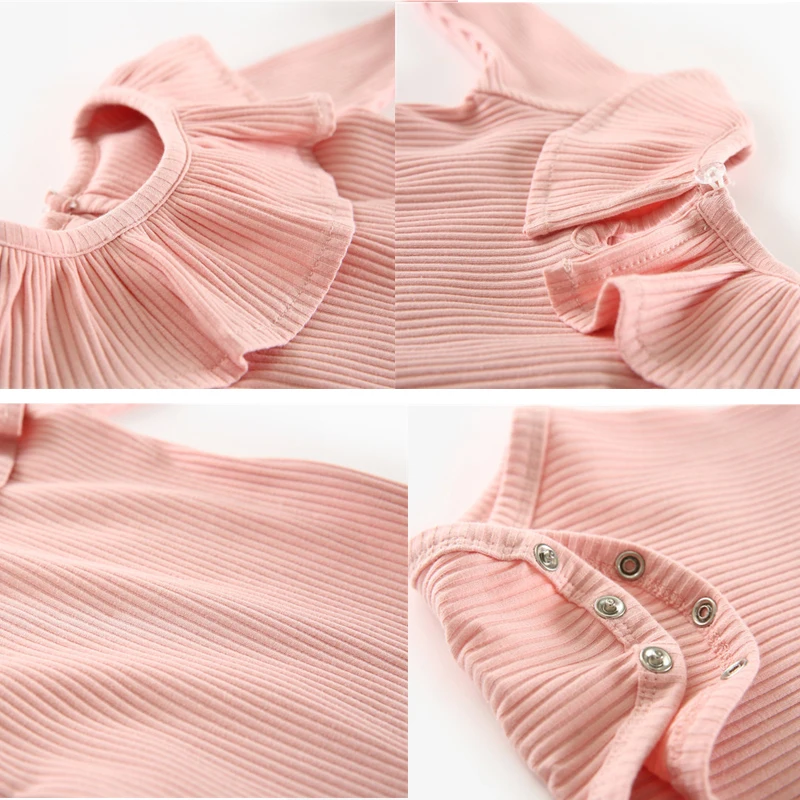 Baby Girl Romper 0-2Y Spring Newborn Baby Clothes For Girls Long Sleeve Kids Boys Jumpsuit Baby Boys Outfits Clothes Summer