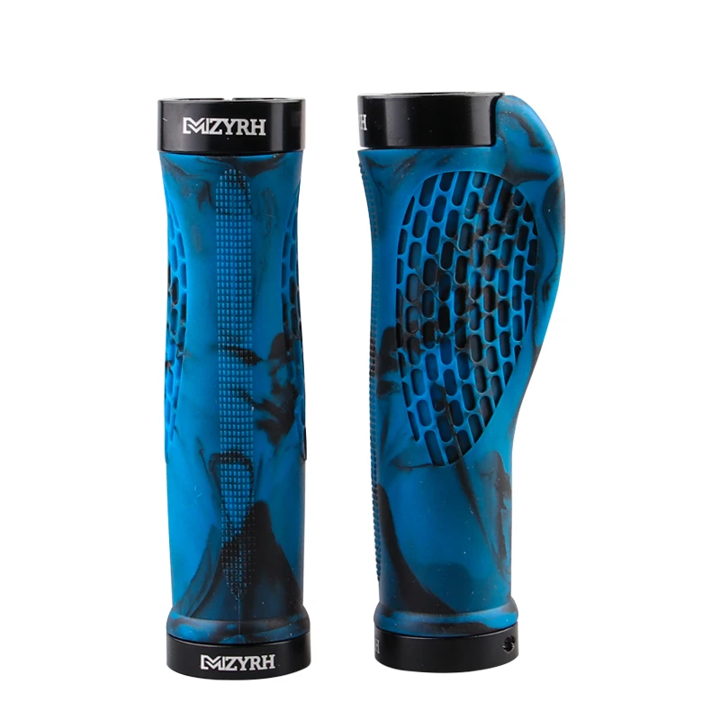 Bike Handlebar Grips,Ergonomic Design Bicycle Handlebar Grips Widen Holding Surface Rubber Bike Grips with Aluminum Lock Bicycle Bike Handlebar Grips,Ergonomic Design Bicycle Handlebar Grips Widen Holding Surface Rubber Bike Grips with Aluminum Lock Bicycle