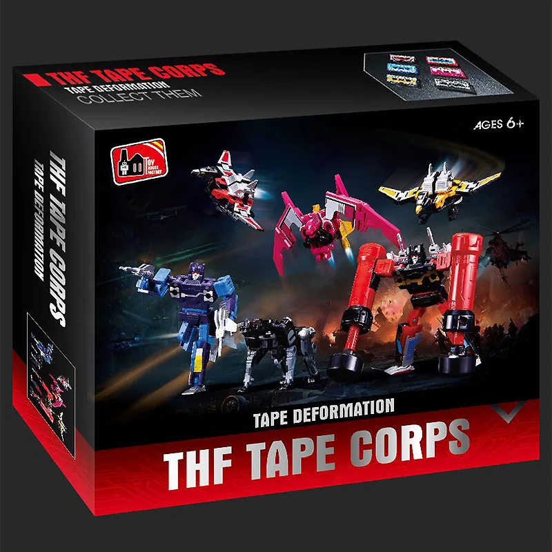 KBB G1 Transformation Robot Soundwave Six Magnetic Tape Troop THF