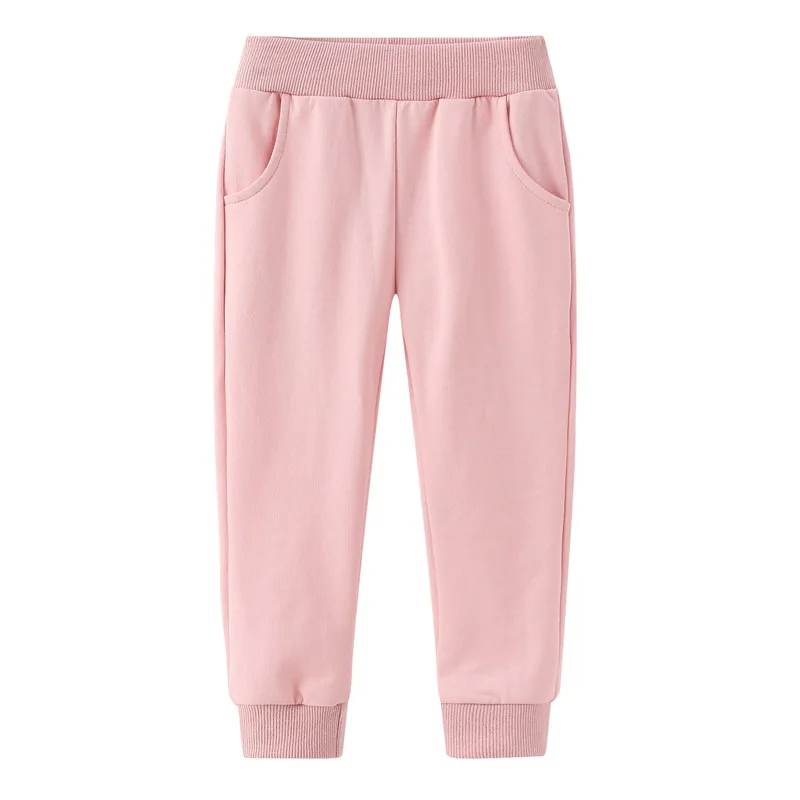 

Children's Pants Spring New Children's Pants Boys and Girls Solid Color Fashion Small Sweater Pants Korean Casual Sports Pants