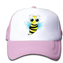 HNYL Молодежная пчела милые сетчатые футбольные кепки черные