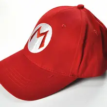 Однотонные регулируемые хип-хоп размеры с буквенным принтом братья Супер Марио взрослые дети спортивная бейсболка Аниме Косплей Красный Марио Кепка
