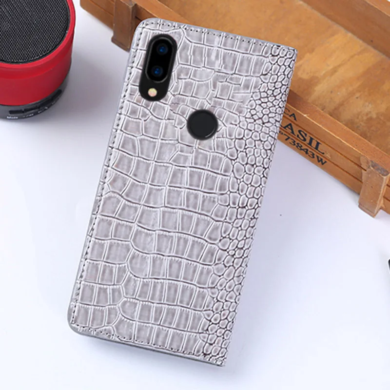 Флип-чехол для телефона для Xiaomi mi 8 9t se A1 A2 A3 Lite max 3 mi x 2s 3 Poco F1 чехол с текстурой крокодила красный mi Note 5 6 7a 8 Pro Чехол - Цвет: Gray