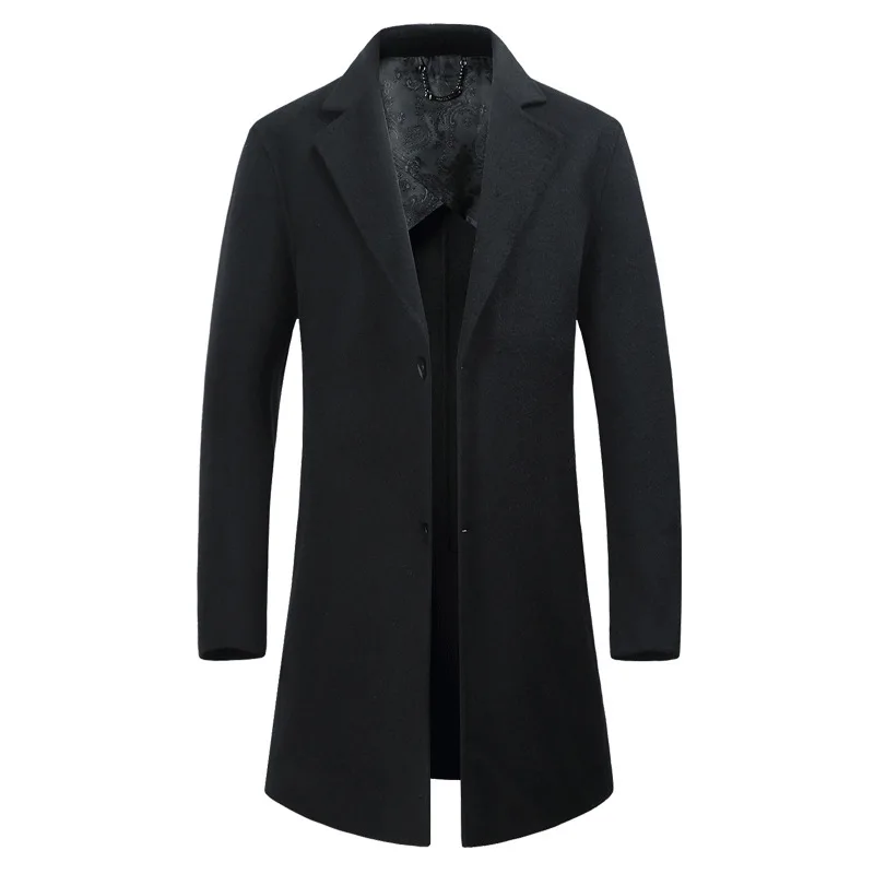 

Men's Wear Extra Large Code Sheep Camel Wool Coat Plus Fat Plus Large Size Winter Fat Man Wool What About Coat Fat Leisure Cloak