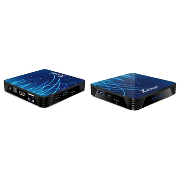 

X88 PRO+ Android 9.0 Smart TV Box UHD 4K Media Player RK3368 4GB/32GB 2.4G/5G Dual-Band WiFi BT4.0 100M LAN Digital Display