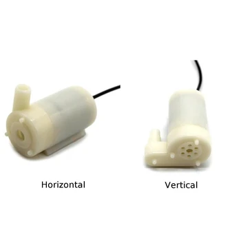 

DC 3V/4.5V Irrigation Submersible Pump Micro Mini Fountain Silent Low Noise Brushed Motor Pump Water Pump