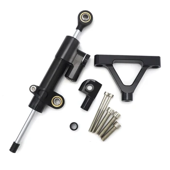 

Motoo - CNC Motorcycle Adjustable Steering Stabilize Damper Bracket Mount kit For Kawasaki ZX6R ZX 6R 07 08 Moto Steer Support