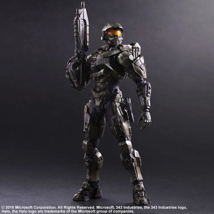 Play Arts KAI HALO 5 Guardians № 1 мастер-шеф ПВХ фигурка Коллекционная модель игрушки 26 см