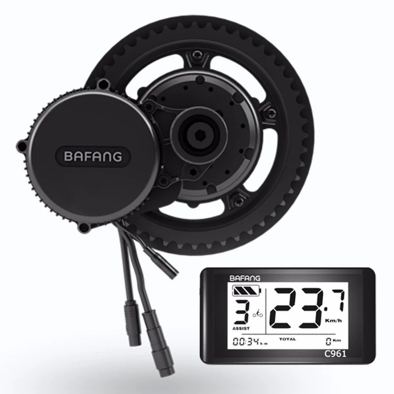 BBS02B Bafang 48 в 750 Вт Mid Drive комплект электродвигателей с 48 в 52 в 13AH 17.5Ah литий-ионный Ebike батарея BBS02 8fun Bafang батарея
