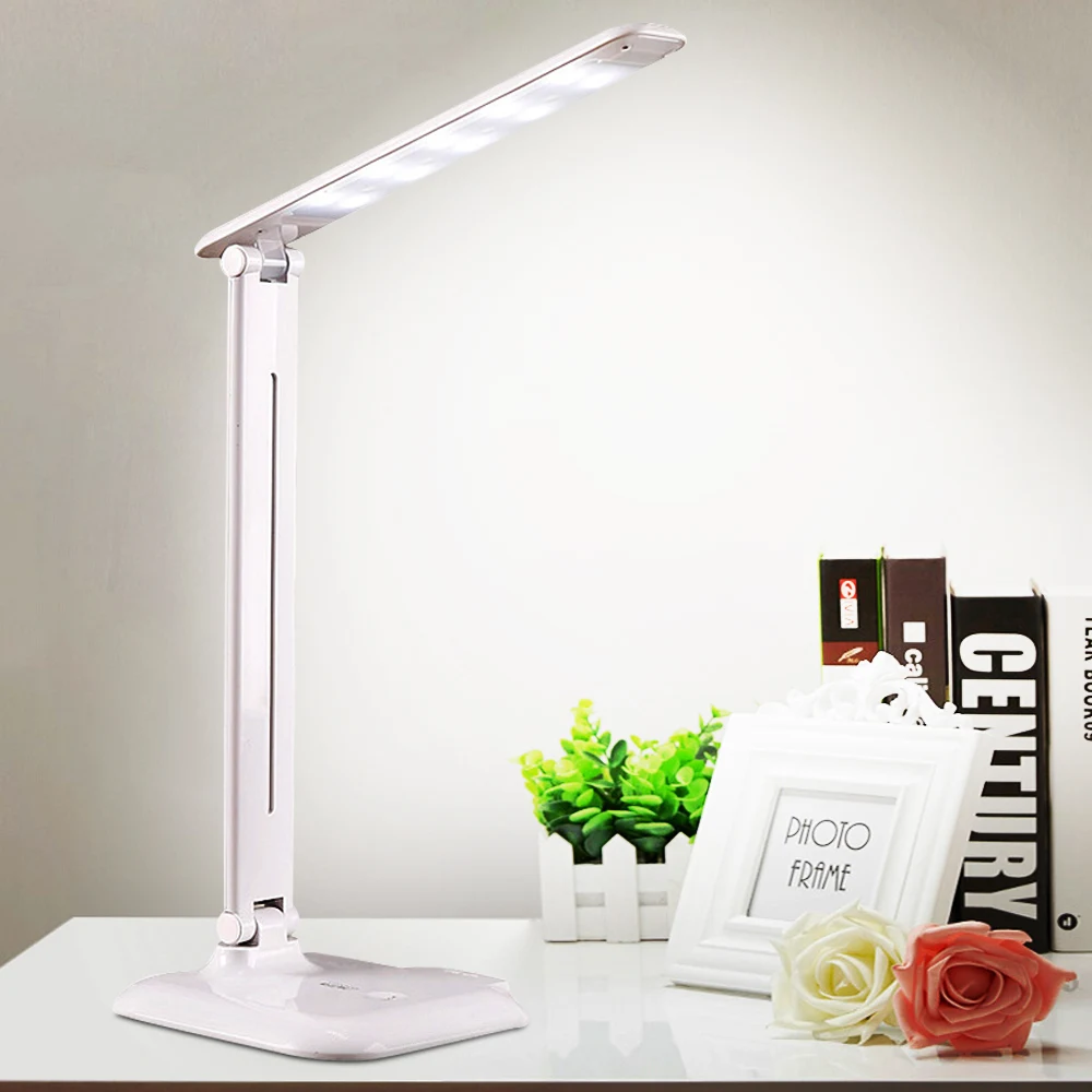 

LED Table Lamp Dimmable Foldable Desk Lamp USB Charging Adjustable Brightness Table Light