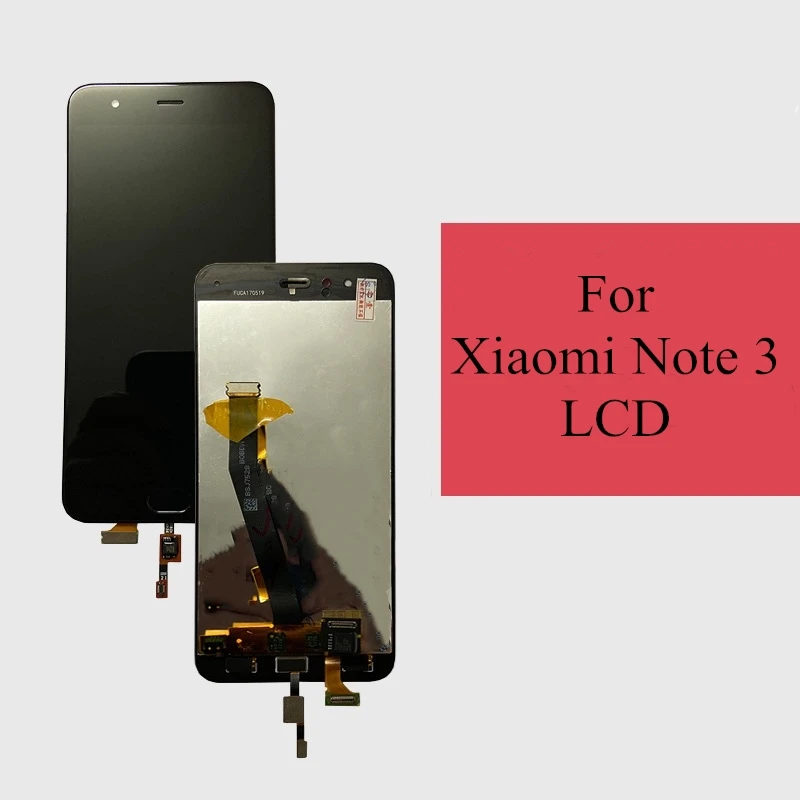 

For Xiaomi Note 3 LCD Digitizer Touch Screen LCD Display Replacement N0 Dead Pixel Mobile phone Assembly Fingerprint function