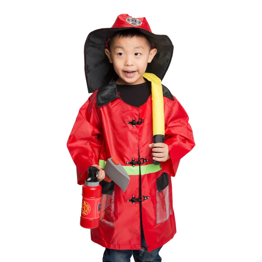 Umorden/детский Пожарный костюм; Детский костюм для костюмированной вечеринки; детский сад; комплект для ролевых игр; Комплект для мальчиков; Вечерние платья на Хэллоуин
