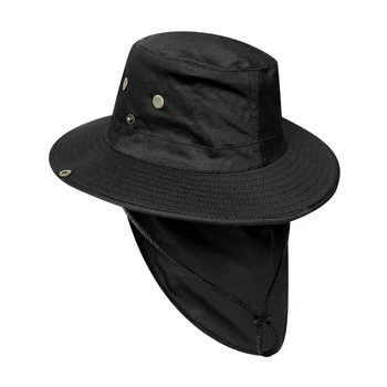 

UPF 50+ Boys Summer Sun Hat with Neck Flap Summer Beach Hat Kids Safari Hat