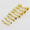 Fashion From 2.5mm to 9.5mm inner hole Cord End Caps Clips for Necklace Bracelet Connectors Clasp DIY Making Accessories 20sets ► Photo 3/4