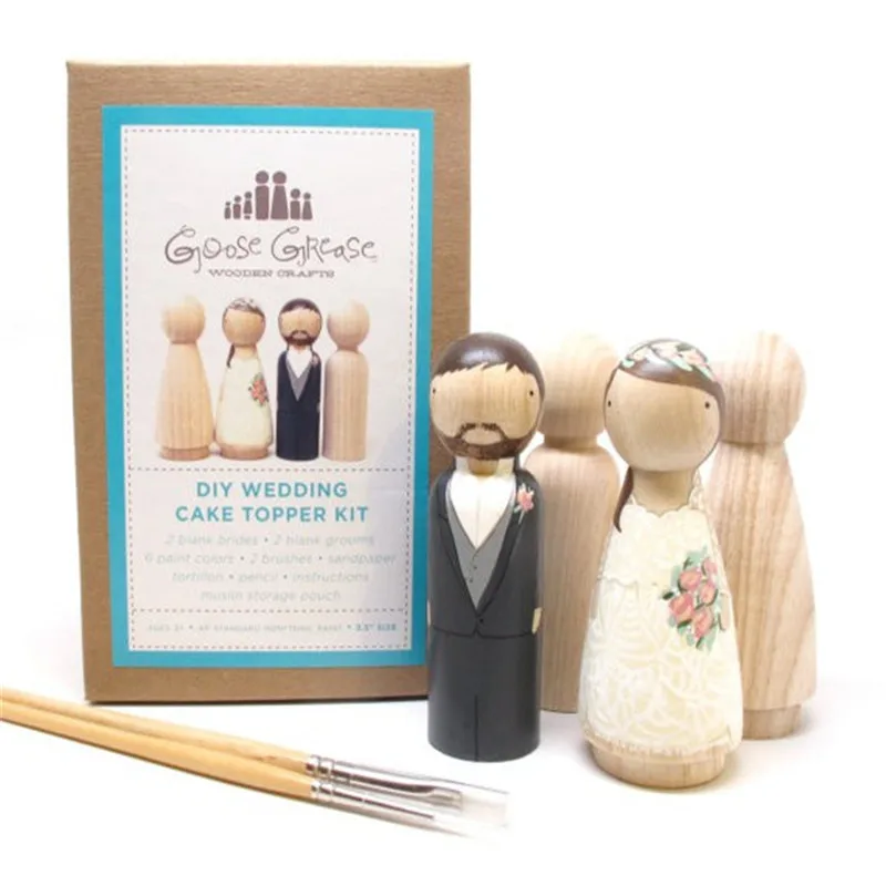 Wooden-Peg-Dolls-Unfinished-Kids-Toys-32Pcs-DIY-Figures-Waldorf-Wooden-Figurine-Weddings-Cake-Dolls-Decor (5)