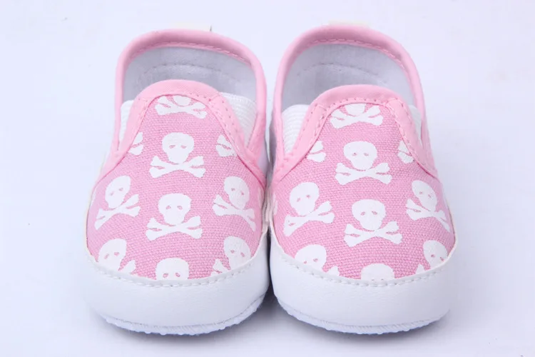 

Baby Girl Skull Animal Baby Shoes Skull First Walkers Toddler Shoes